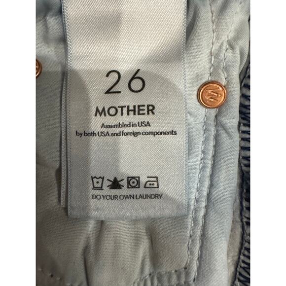Mother Tomcat Ankle in Cannonball Straight Crop Stretch Jeans 26 $258 (NEW) - Picture 7 of 8
